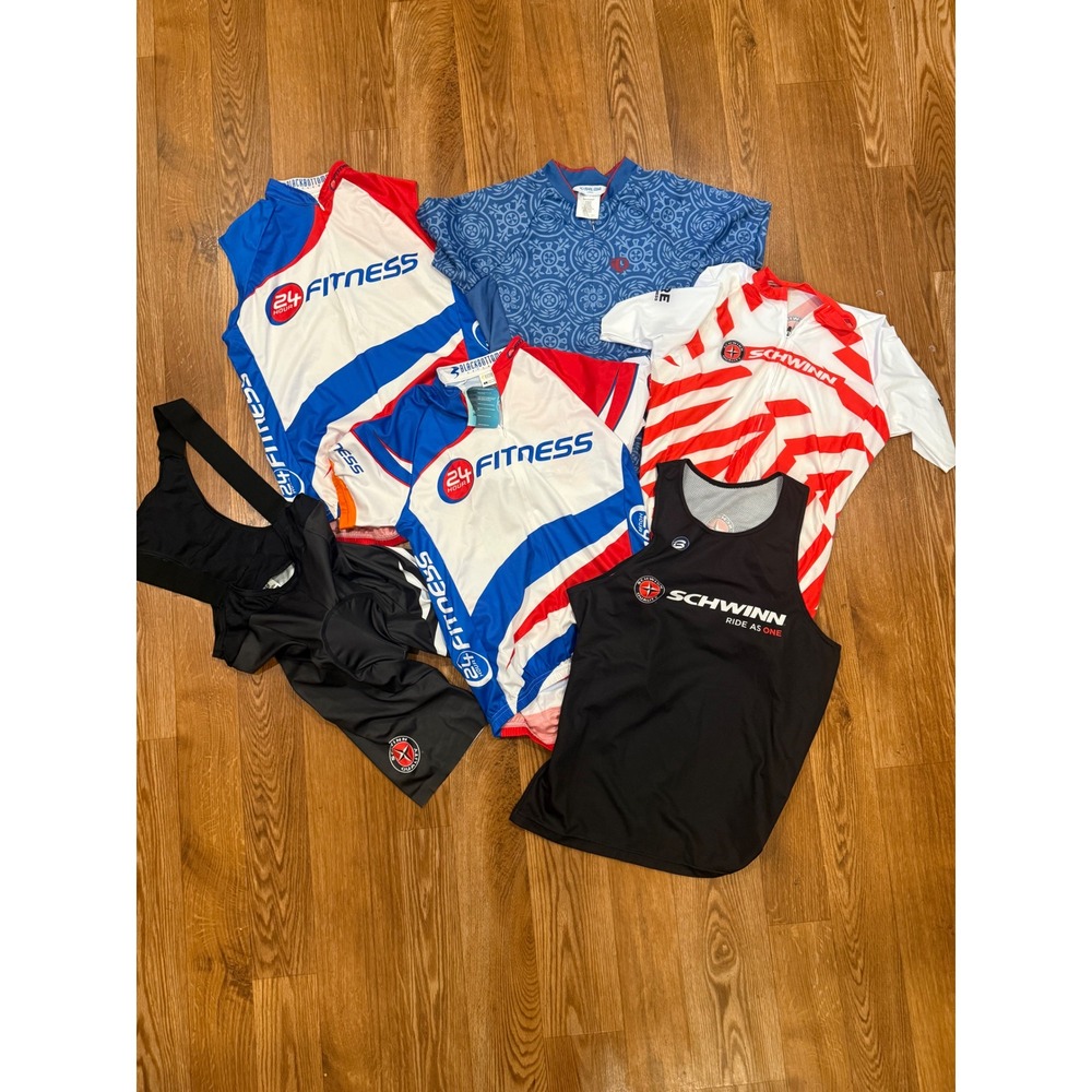 Pearl Izumi Schwinn Cycling Bundle Womens Large Multicolor 24 Hour Fitness Lot